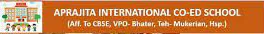 Aprajita International School logo